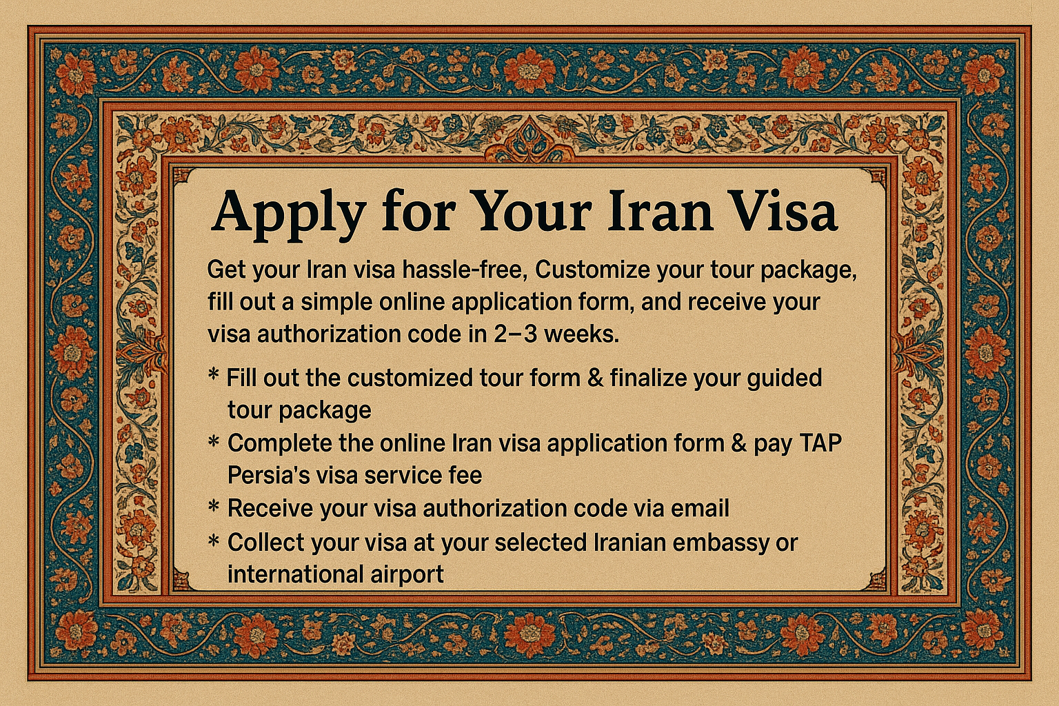 Apply for Iran Visa. Inbound Persia Travel Agency. Apply for Iran Visa. Inbound Persia Travel Agency.